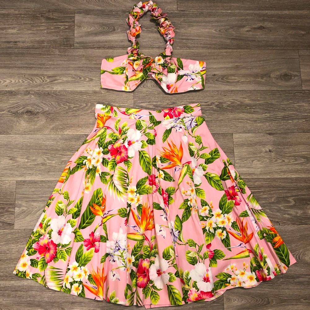 Hawaiian pinup two piece 🌺